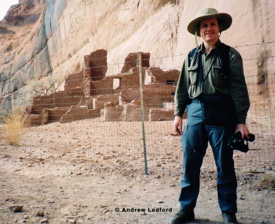 Me Visiting Ancient Anasazi Ruins